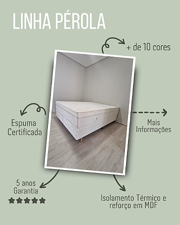 Linha Pérola - Colchões Semi Ortopédicos