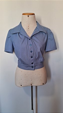 Camisa Cropped Coffee - Sob Medida
