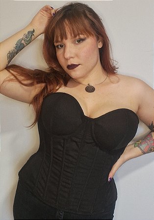 Corset Overbust com Bojo Morgana - Sob Medida