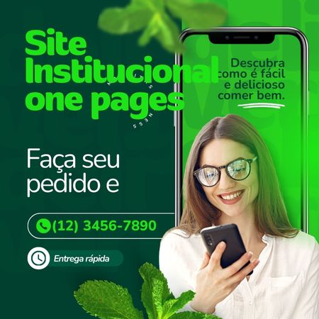 Site institucional One pages