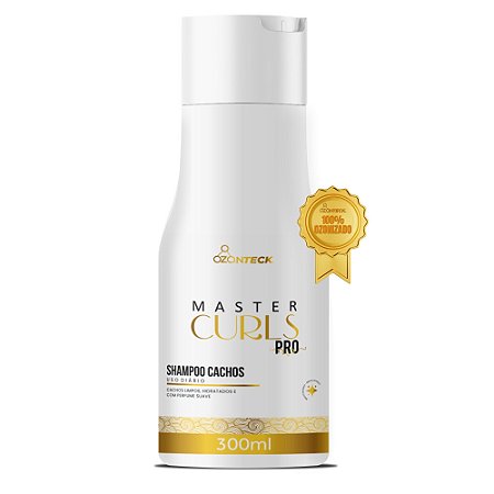 SHAMPOO PARA CABELOS CACHEADOS MASTER CURLS OZONTECK