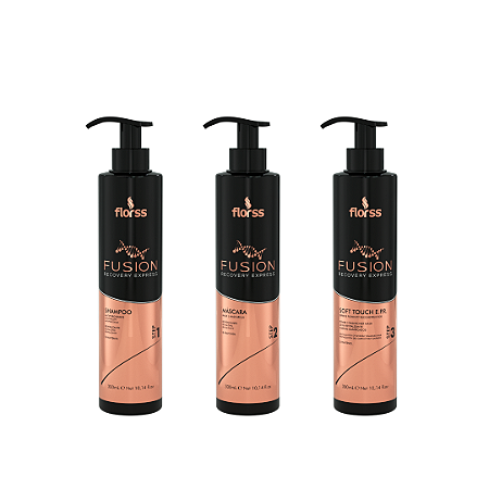 Kit Fusion Express Antiporosidade Florss – Limpeza, Hidratação e Força