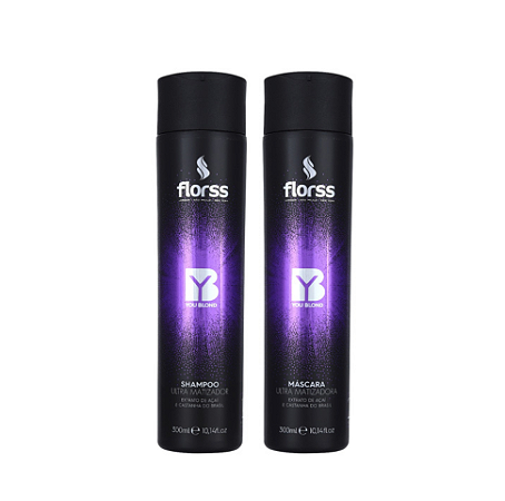 Kit Ultra Matizador Florss – Loiros Platinados e Tratados