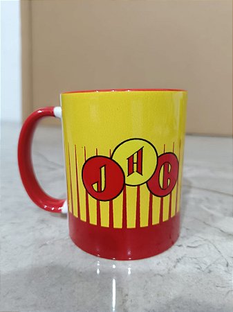 Caneca em Porcela 325ml Jabaquara A.C.