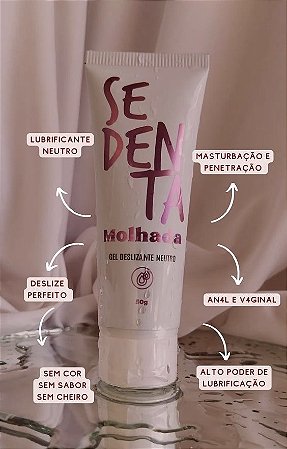 Sedenta Molhada Neutro - Gel Lubrificante