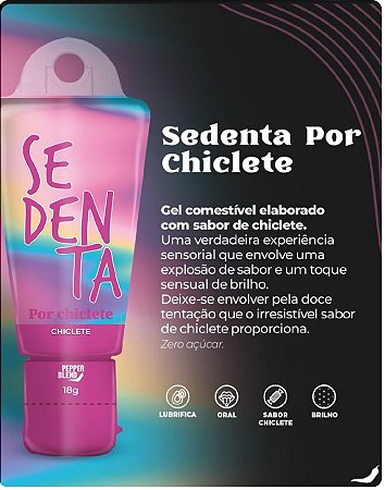 Sedenta por Sensação Gel Comestível 18g Pepper Blend
