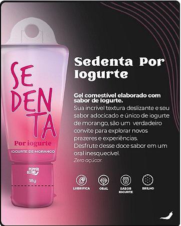 Sedenta por iogurte - Gel Comestíve 18G