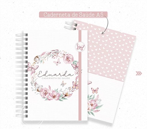 CADERNETA DE VACINA BORBOLETA