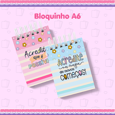 Bloquinho de anotações