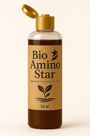 BIO AMINO STAR 60ml ( Aminoácido com efeito Anti Estresse e Proteção imunológica da planta)