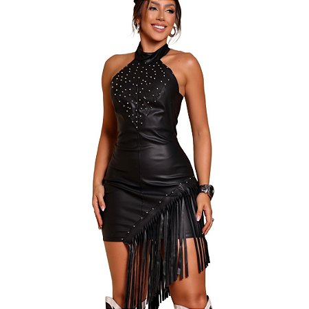 VESTIDO TATIELEN EM CORINO