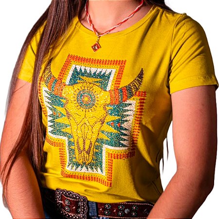 T- SHIRT FEMININA ZOE HORSE WESTERN
