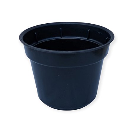 VASO REDONDO N 09 PRETO -MERCOPLAS