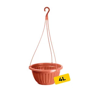 VASO REDONDO MARRON N°26 4 L C/ALÇA