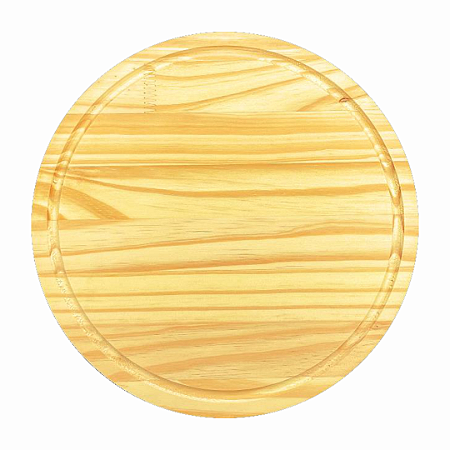 Tábua para Frios Personalizável de Madeira Pinus - 30 cm | Produto de Reflorestamento