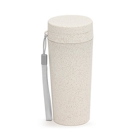 Copo Fibra de Bambu 350ml Personalizado com Alça – Modelo 03006