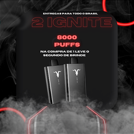 Compre 1 Pods Ignite V80 e Leve o 2º GRÁTIS!