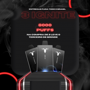 Compre 2 Pods Ignite V80 e Leve o 3º GRÁTIS!