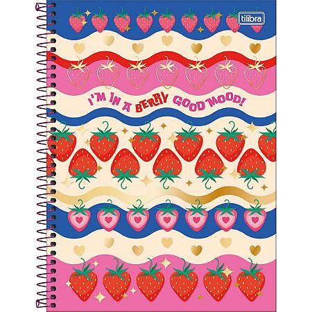 CADERNO 1 MATÉRIA CONNECT BE BERRY! 80 FOLHAS