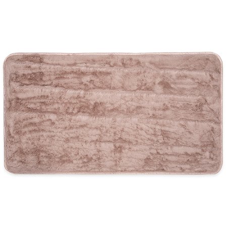 Tapete Jolitex Aspen Pelo Alto 50x90 Bege
