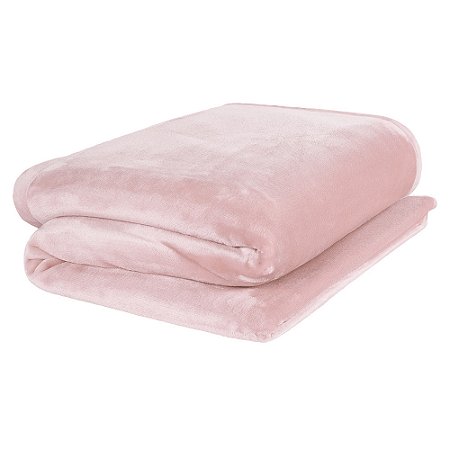 Cobertor Super King Size Europa Toque de Luxo 240 x 280cm Rosa Malva