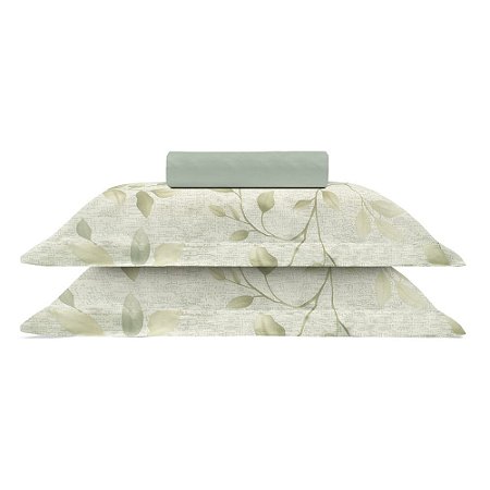 Jogo de Cama Casal Buettner 150 Fios 3 Peças Vivance Verde