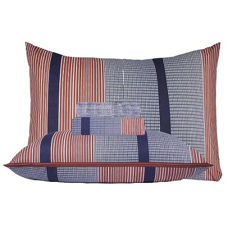 Jogo de Cama Queen Size 150 Fios Corttex 4 Peças Attuale Estampa 6
