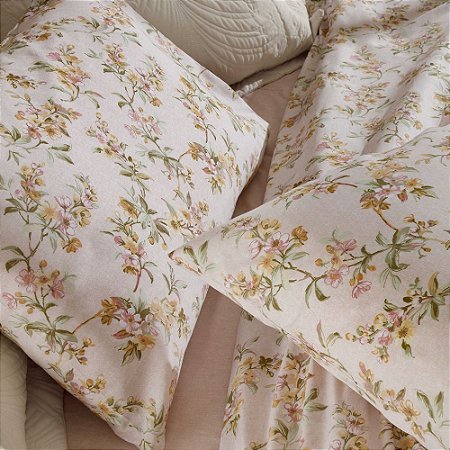 Jogo de Cama Casal 200 Fios 4 Peças Corttex Home Design Estampa 1