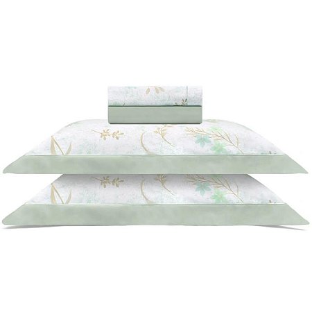 Jogo de Cama Queen Size Buettner 230 Fios 4 Peças Reffinata Dinorah