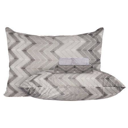 Jogo de Cama Queen Size 150 Fios Corttex 4 Peças Attuale Marrom