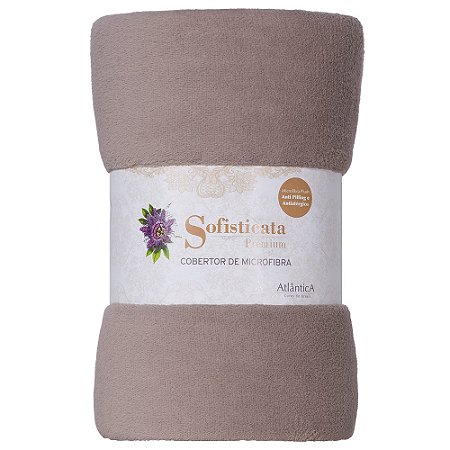 Manta Queen Size Atlântica Microfibra Fendi 200 g/m²