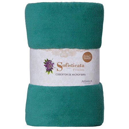 Manta Queen Size Atlântica Microfibra Cipreste 200 g/m²
