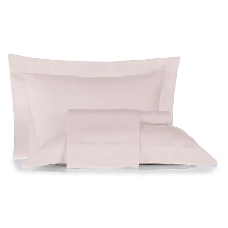 Jogo de Cama Queen Size Altenburg 200 Fios 4 Peças Algodão Lux Rosa Lille