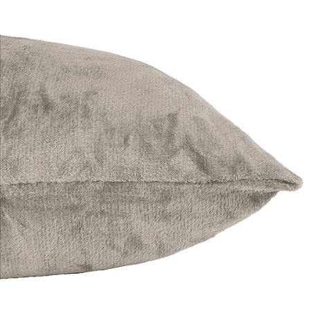 Fronha de Plush Hedrons Inove Taúpe