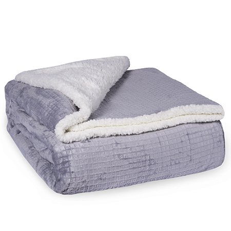 Cobertor Casal Plush/Sherpa Bella Enxovais Dreams Harry
