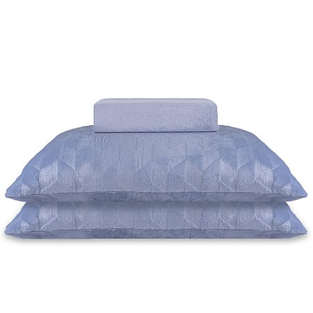 Jogo de Cama Queen Size Plush 3 Peças Bella Enxovais Dreams Fred