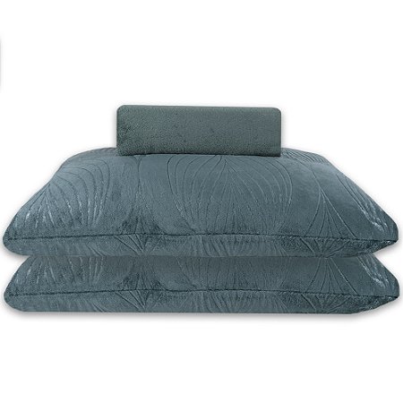 Jogo de Cama Queen Size Plush 3 Peças Bella Enxovais Dreams Jade
