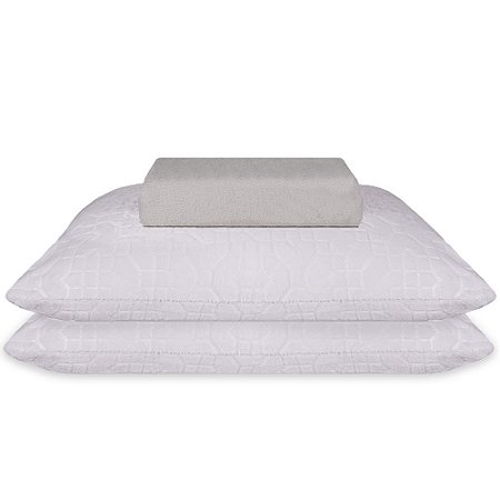 Jogo de Cama Casal Plush 3 Peças Bella Enxovais Dreams Kloe