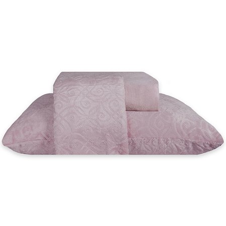 Jogo de Cama Solteiro Plush 3 Peças Bella Enxovais Dreams Taylor