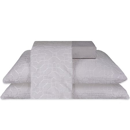 Jogo de Cama Queen Size 4 Peças Bella Enxovais Dreams Kloe