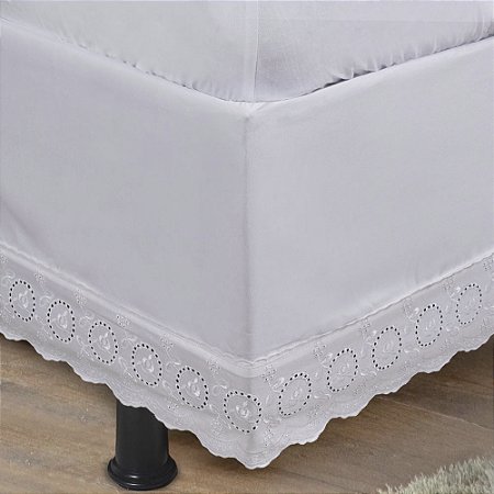 Saia Box King Size Buettner Renda Janer Branca