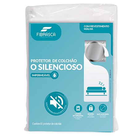 Protetor de Colchão Impermeável Solteiro Fibrasca O Silencioso