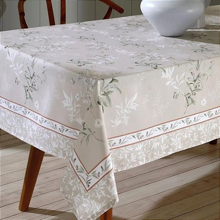 Toalha de Mesa Quadrada 8 Lugares Dohler Clean Renova 180x180cm Adele