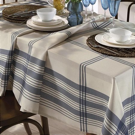 Toalha de Mesa Quadrada 4 Lugares Dohler Clean Renova 140x140cm Luna
