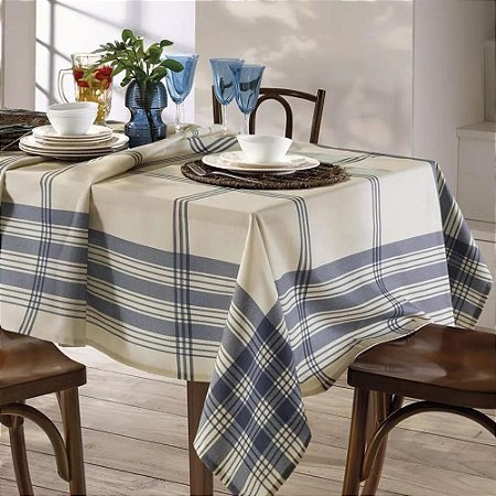 Toalha de Mesa Retangular 8 Lugares Dohler Clean Renova 160x270cm Luna