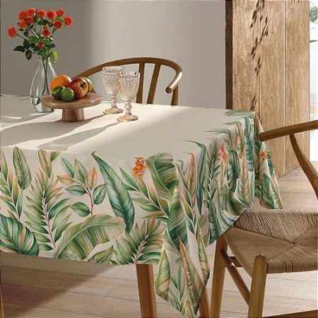 Toalha de Mesa Quadrada 4 Lugares Dohler Clean Renova 140x140cm Hércules