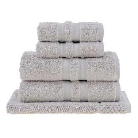 Jogo de Toalhas de Banho 5 Peças Buddemeyer Algodão Egípcio 550 g/m² Bege