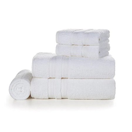 Jogo de Toalhas Banhão Karsten 5 Peças Unika 500 g/m² Branco