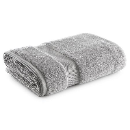 Toalha de Banho Super Soft Zero Twist Corttex 70x140cm Cinza