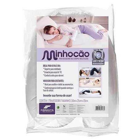Travesseiro Corpo Minhocão Fibrasca